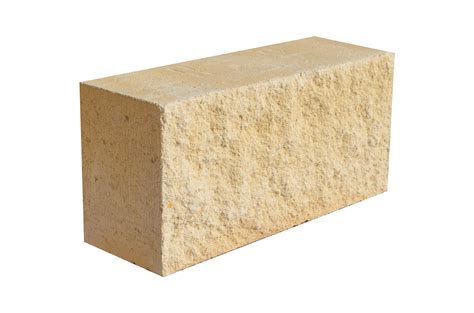 This Limestone Block Has A Split Face Finish That Can Add Charm To Your