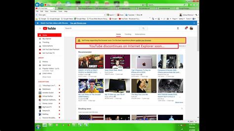 We'd like to offer you a brief overview of the currently available versions of internet explorer is the default web browser for windows computers and tablets using windows 8.1 or earlier. Bad News For YouTube Support On Internet Explorer, As Of ...