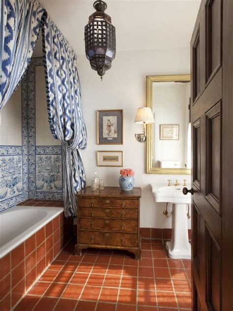 Almost Perfection I Would Have Chosen Different Saltillo Tiles Spanish Bathroom Home House