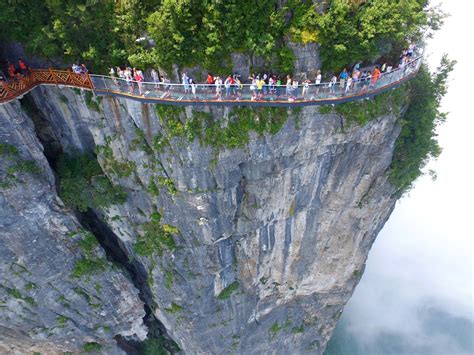 In Pictures China Opens Tianmen Mountain Glass Path Wired Uk