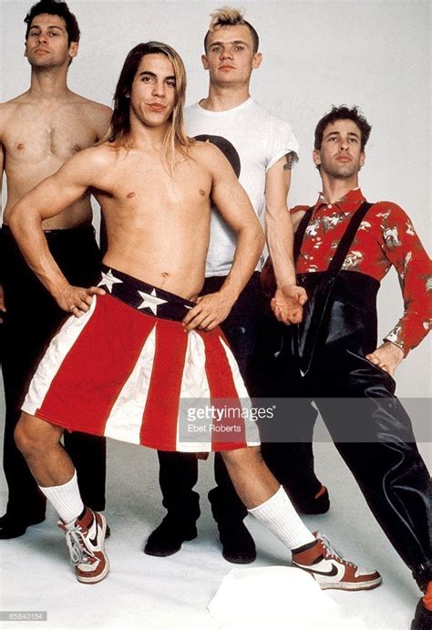 Photo Of Red Hot Chili Peppers Cliff Martinez And Flea Nd Hillel Slovak And Anthony Kiedis L