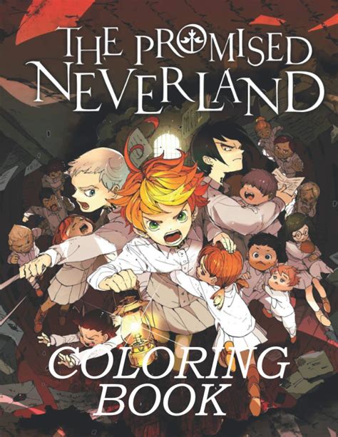 The Promised Neverland Coloring Book The Best T To Anime Lovers
