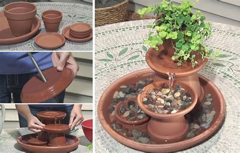How To Diy This Super Decorative Mini Terracotta Fountain