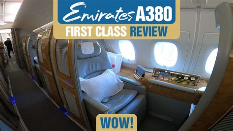 Emirates A380 First Class Top Snow 2020 Review