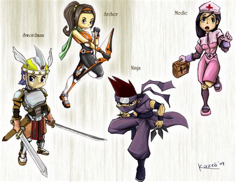 Character Design Mmorpg By Kazeo On Deviantart
