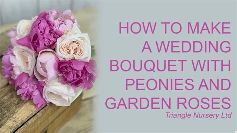 Berens flower gardens wholesale home improvement & maintenance zip: How to Make a Pink Peony and Garden Rose Wedding Bouquet ...