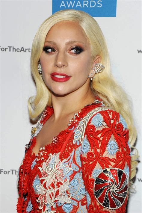 Now known as lady gaga (the inspiration for her name came from the queen song. LADY GAGA at 2015 National Arts Awards in New York 10/19 ...