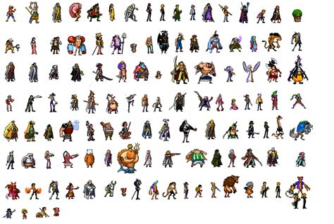 One Piece Characters Sprites By Aouli95 On Deviantart