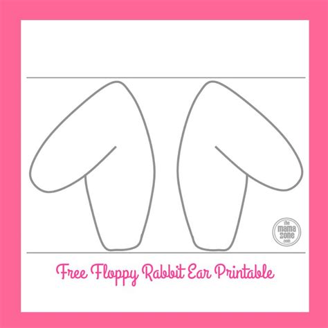 Printable rabbit ears template craft. Free Rabbit Ear Template | Bunny ears template, Free rabbits, Easter bunny ears