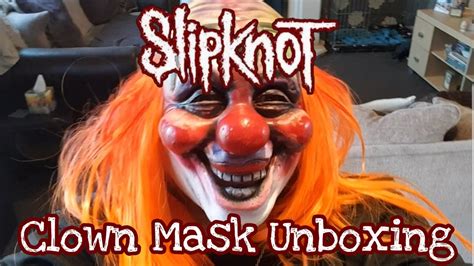 Slipknot Clown Mask Unboxing Youtube