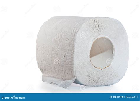 Three Layer Roll Of Toilet Paper Stock Photo Image Of Roll Hygiene
