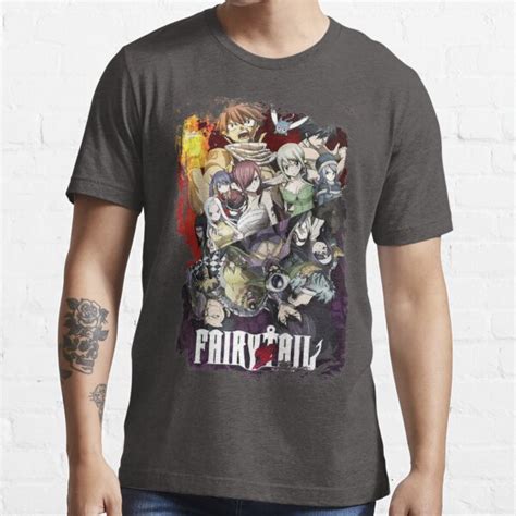 T Shirt Fairy Tail Guild Personnages Fairy Tail Fearī Teiru Anime