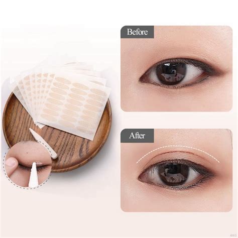 New Lace Eyelid Stickers Natural Invisible Double Eyelid Tape Mesh Self