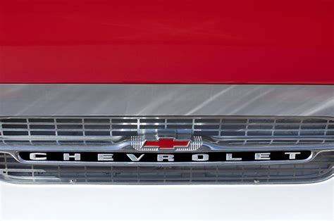 1961 Chevrolet Corvair Pickup Truck Grille Emblem Photograph By Jill