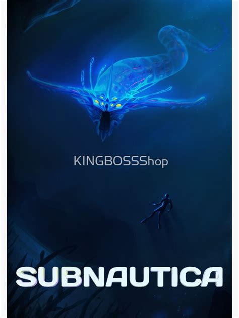 Subnautica Ghost Leviathan Poster Sticker For Sale By Kingbossshop