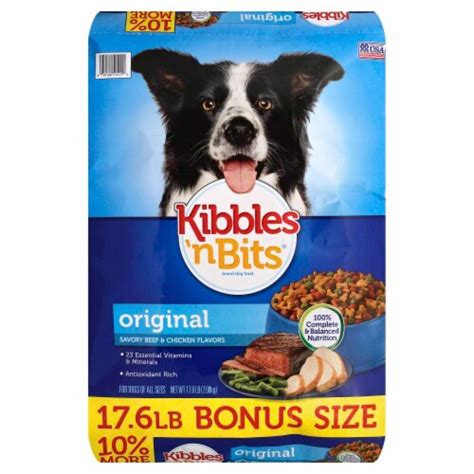 Kibbles N Bits Original Dry Dog Food Bonus Size 176 Lb Harris Teeter