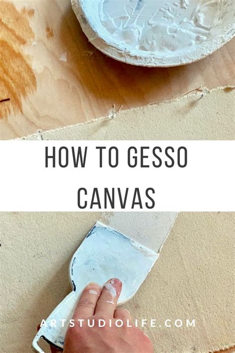 How To Gesso Your Canvas Learn How To Gesso How To Prepare Your