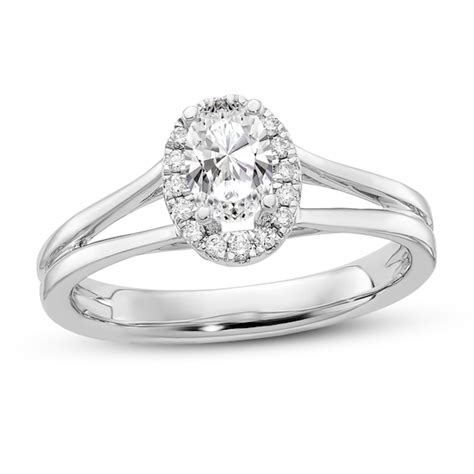 Jared The Galleria Of Jewelryjared Diamond Halo Engagement Ring 12 Ct