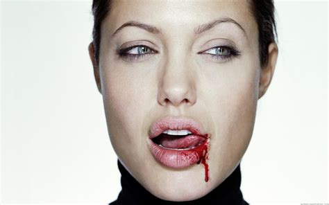 Angelina Jolies Bloody Lip Myconfinedspace