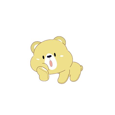 Cute Kawaii Bear Animal Bearstickers Sticker By Editcandy