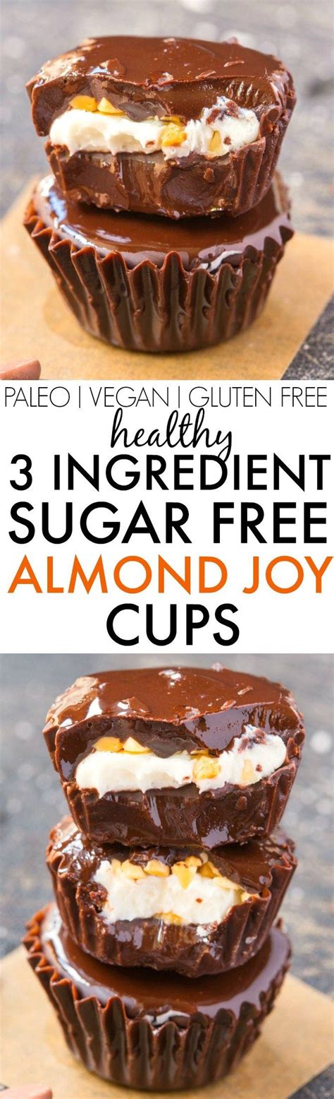 Make spring a little sweeter with this collection of fun and easy easter desserts. Healthy 3 Ingredient SUGAR FREE Almond Joy Cups- A candy ...