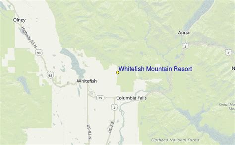 Whitefish Mountain Resort Ski Resort Guide Location Map And Whitefish