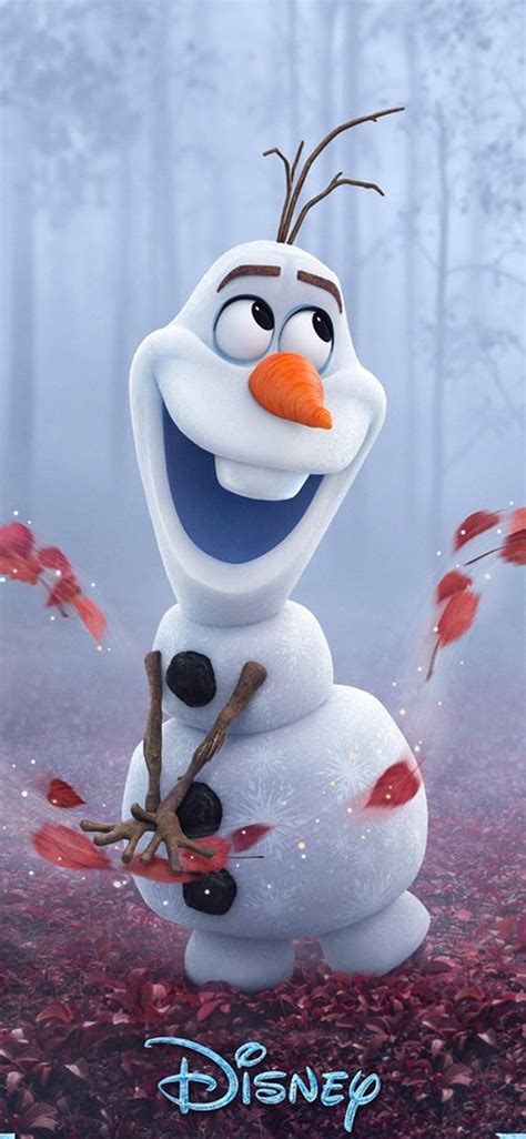 Apple Iphone Wallpaper Bj52 Frozen Olaf Cute Disney Film Art
