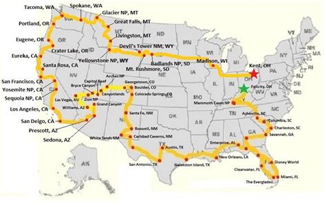 This Man Planned The Most Efficient U S Road Trip Of All Time Artofit