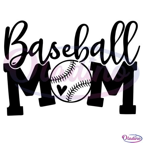 Baseball Mom Svg Digital File Mothers Day Svg Baseball Svg