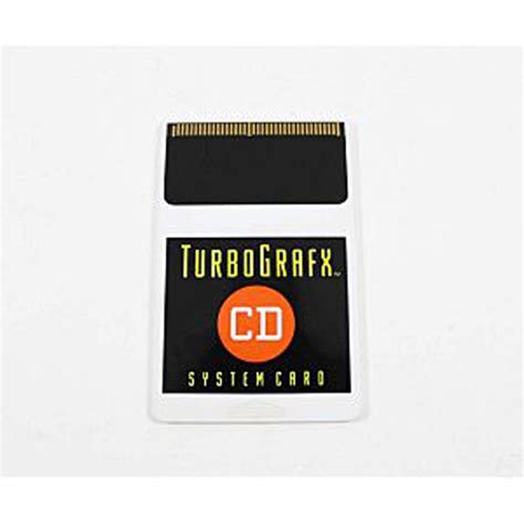 • activate a new card. Buy Turbo Grafx 16 TurboGrafx CD System Card 2.0 | eStarland.com