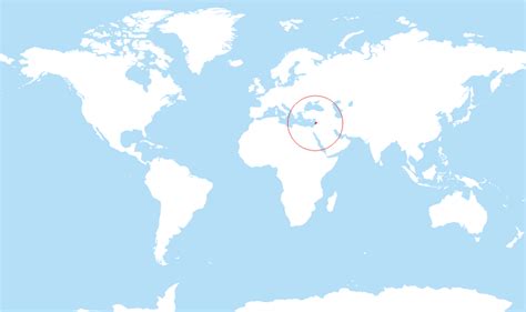 Where Is Lebanon Located On The World Map