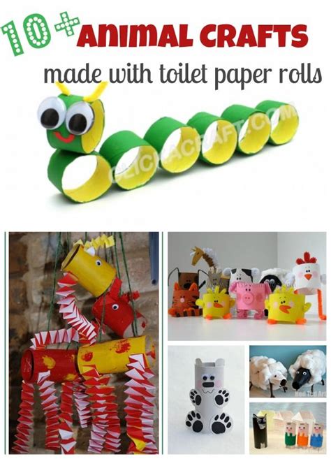 25 Toilet Roll Animals Craft Carlanidrees