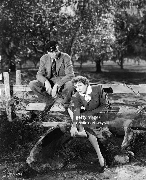 French Actress Claudette Colbert Complains Of Sore Feet In A Scene