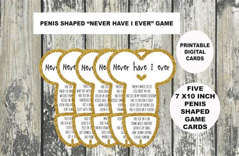 Never Have I Ever Naughty Party Game Ive Never Game Etsy Uk