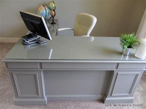 The plan for the matching chair is also included. Office Desk Makeover: Complete! - Life On Virginia Street