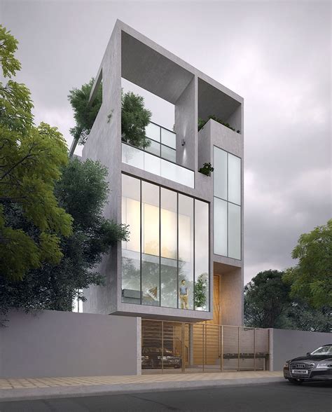 House On Behance Arquitectura Edificios Modernos Fachadas Casas