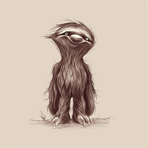 Drawn Sloth Painting Sloth Art Sloth Drawing Sloth Tattoo