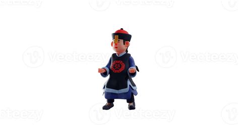 3d Illustration Cute Boy 3d Cartoon Character Little Boy Wearing Cute