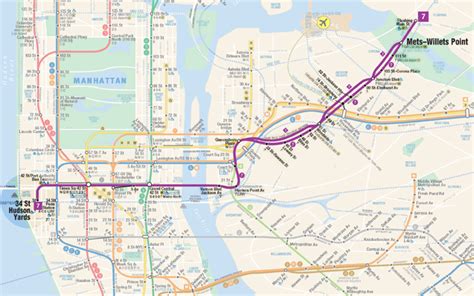 Nyc Subway Map 7 Train Extension Time Zones Map