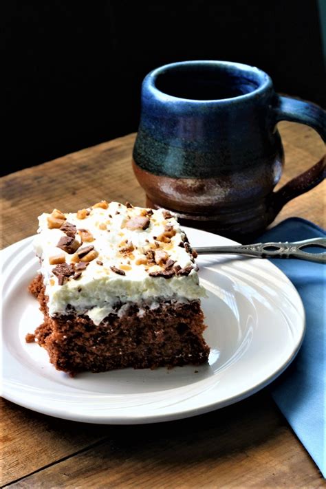 Skor Candy Bar Cake - My Recipe Treasures