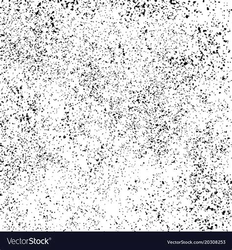 Black Grainy Texture Isolated On White Background Vector Image