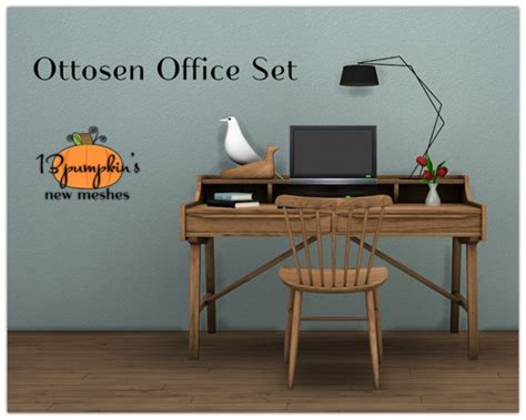 Ottosen Office At 13pumpkin31 Sims 4 Updates