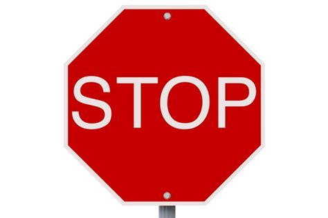 Big Red Stop Sign