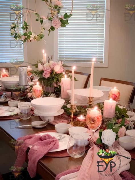 Elegant Valentine's Day Table Decorations - Enhance Your Palate