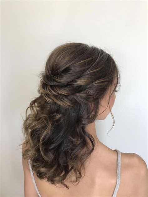 Bridal Hair Half Up Half Down Prom Pinterest Prom Hair Hair