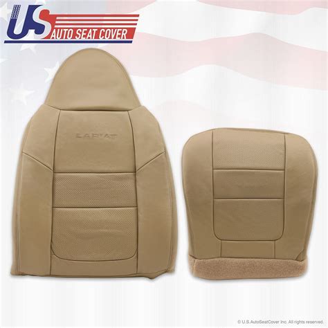 2001 Ford F250 Lariat Bottom And Top Perforated Leather Seat Covers