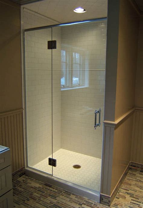 inline frameless showers cascade glass custom mirrors shower glass