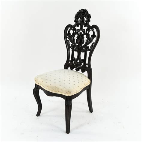 Sold Price 19th C Carved Gothic Revival Side Chair February 2 0119