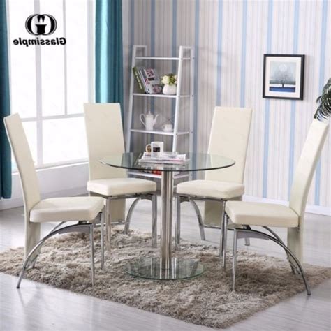Featuring a rich woodgrain finish dressed in a deep brown. 20 Ideas of Grady 5 Piece Round Dining Sets