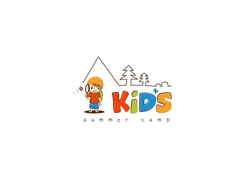 Premade Summer Camp For Kids Graphic Logo Design Boy With Etsy